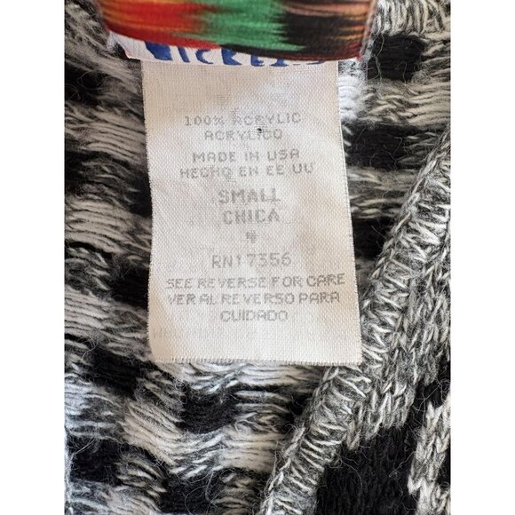 Vintage Disney Mickey's Stuff Vest Youth Small Gray Knit Mickey Minnie Made USA - Picture 3 of 8